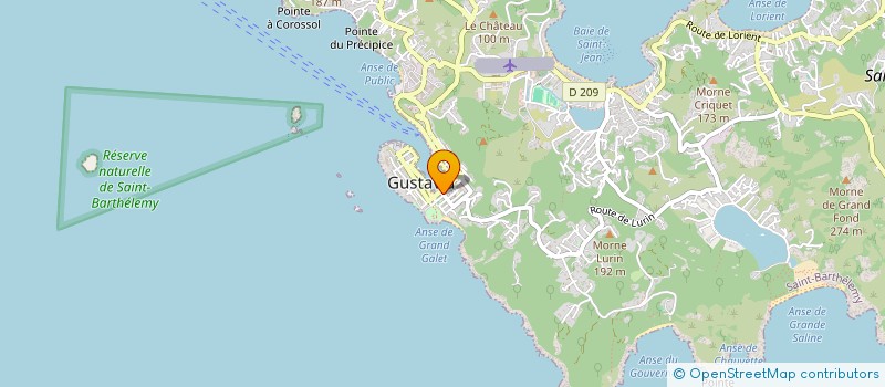 localisation de l'entreprise SCI PASSION FLOWER à SAINT BARTHELEMY