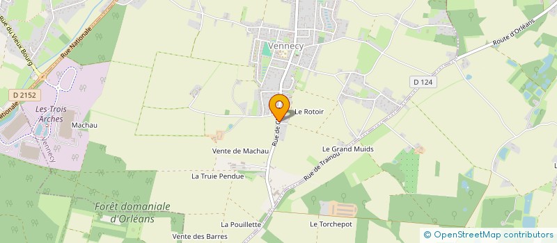localisation de l'entreprise SCI PASSOL à VENNECY
