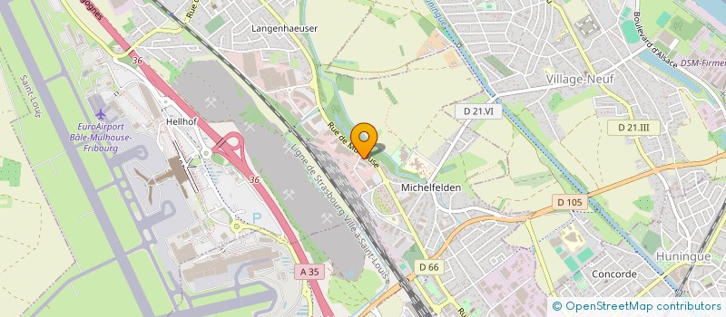 localisation de l'entreprise SCI PASSONI  SAINT-LOUIS