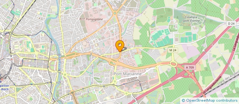 localisation de l'entreprise SCI PASSY à MONTPELLIER