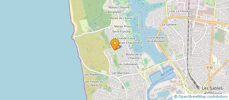 localisation de l'entreprise SCI PASSY à LES SABLES D'OLONNE