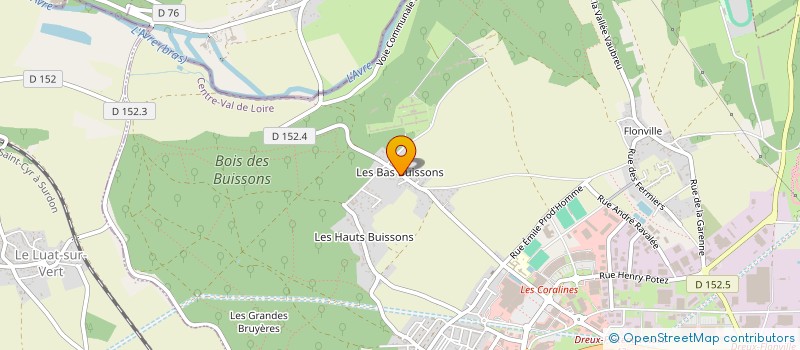 localisation de l'entreprise SCI PASTEL à DREUX