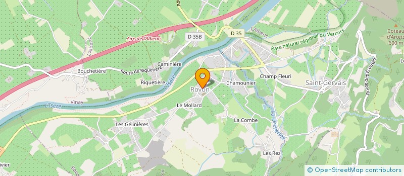 localisation de l'entreprise SCI PASTEL  COGNIN-LES-GORGES