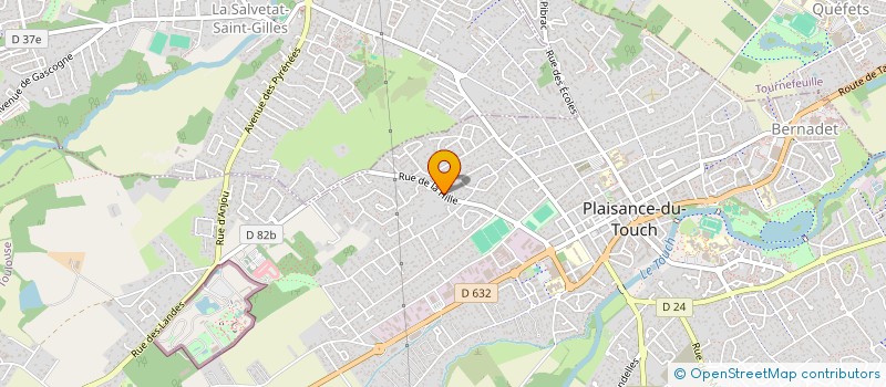 localisation de l'entreprise SCI PASTEL  PLAISANCE-DU-TOUCH