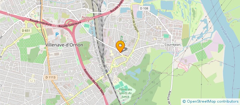 localisation de l'entreprise SCI PASTEL  VILLENAVE-D'ORNON