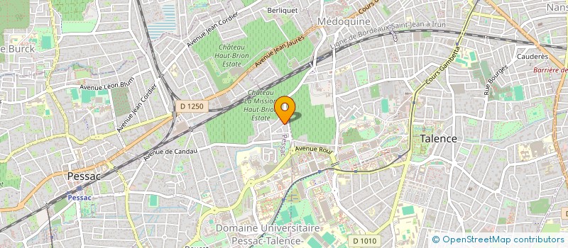 localisation de l'entreprise SCI PASTEL & CO  PESSAC