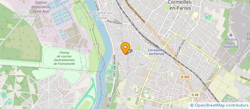 localisation de l'entreprise SCI PASTELL  LA FRETTE-SUR-SEINE