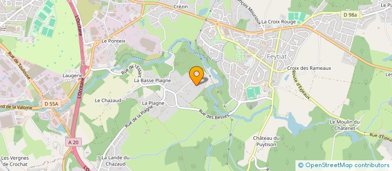 localisation de l'entreprise SCI PASTELLE à FEYTIAT