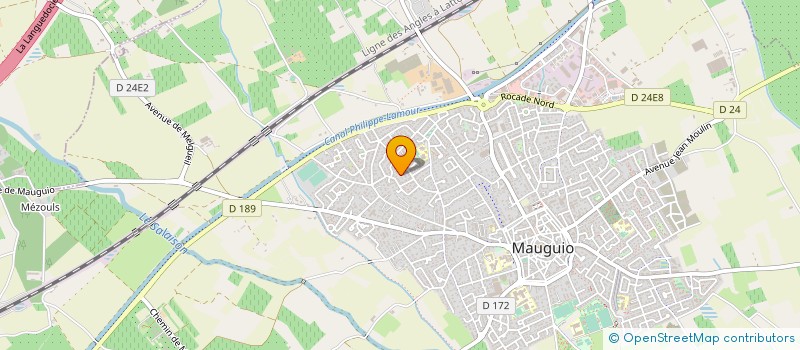 localisation de l'entreprise SCI PASTELLE THERON  MAUGUIO