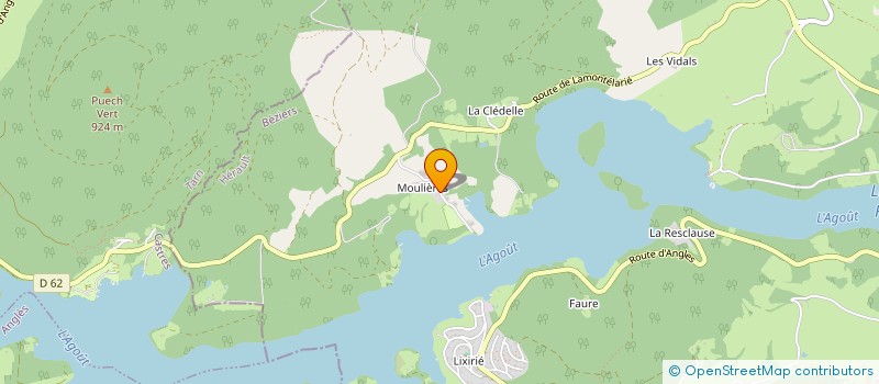 localisation de l'entreprise SCI PASTEO  LA SALVETAT-SUR-AGOUT