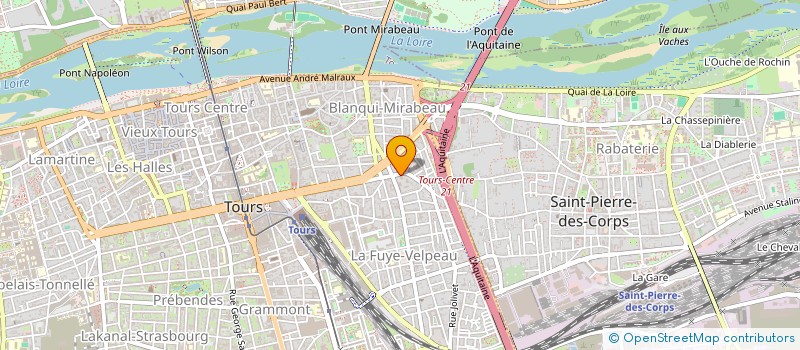localisation de l'entreprise SCI PASTEQUE  TOURS
