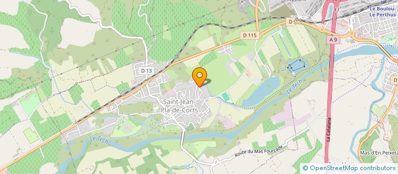 localisation de l'entreprise SCI PASTEUR 11  SAINT-JEAN-PLA-DE-CORTS