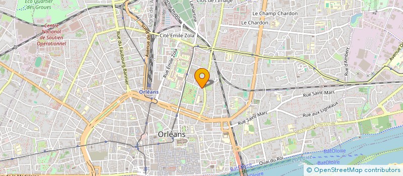 localisation de l'entreprise SCI PASTEUR 168  ORLEANS