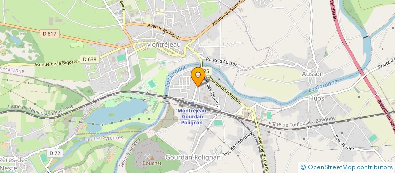 localisation de l'entreprise SCI PASTEUR  GOURDAN-POLIGNAN