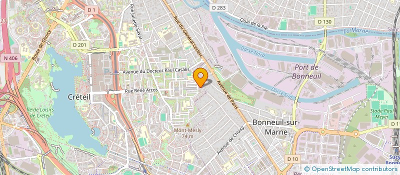 localisation de l'entreprise SCI PASTEUR à CRETEIL