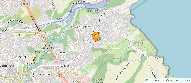 localisation de l'entreprise SCI PASTEUR à SAINT-BRIEUC