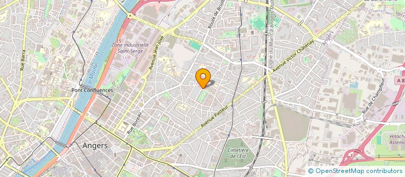 localisation de l'entreprise SCI PASTEUR à ANGERS