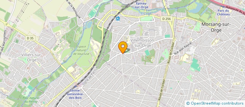 localisation de l'entreprise SCI PASTEUR à VILLEMOISSON-SUR-ORGE