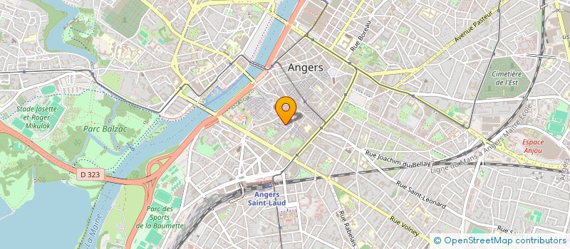 localisation de l'entreprise SCI PASTEUR à ANGERS