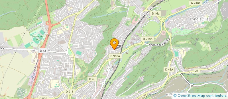 localisation de l'entreprise SCI PASTEUR à LONGWY
