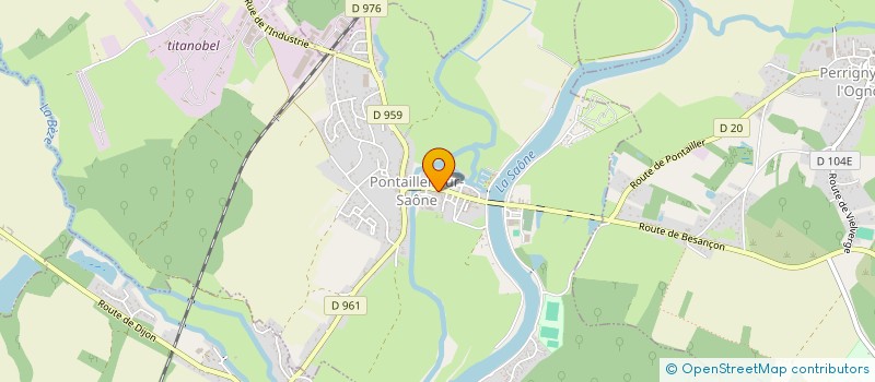 localisation de l'entreprise SCI PASTEUR  PONTAILLER-SUR-SAONE