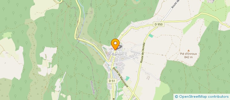 localisation de l'entreprise SCI PASTEUR  BANON