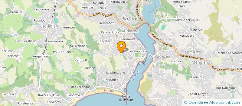 localisation de l'entreprise SCI PASTEUR  AUDIERNE