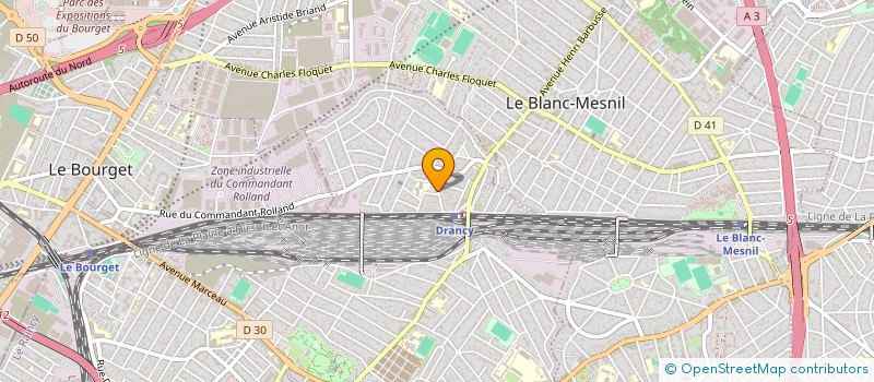 localisation de l'entreprise SCI PASTEUR à DRANCY
