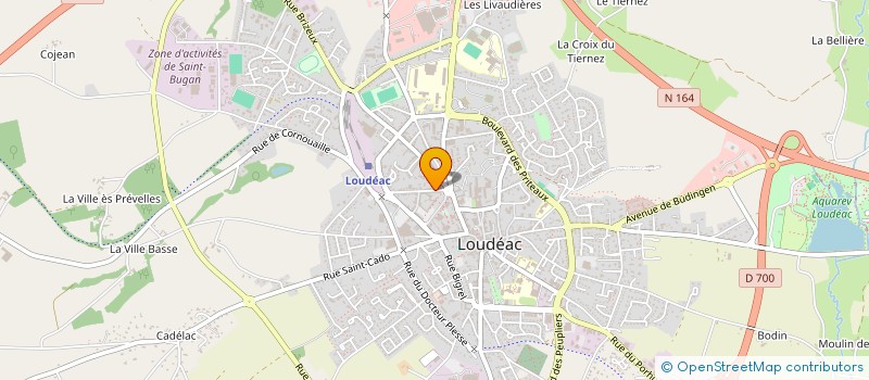 localisation de l'entreprise SCI PASTEUR à LOUDEAC