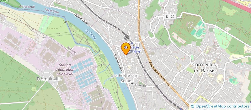 localisation de l'entreprise SCI PASTEUR  GENAS