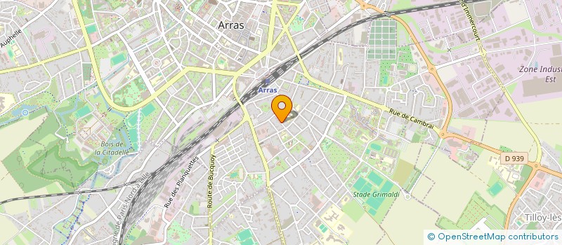 localisation de l'entreprise SCI PASTEUR à ARRAS