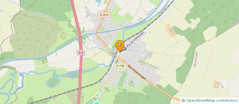 localisation de l'entreprise SCI PASTEUR  HERBITZHEIM