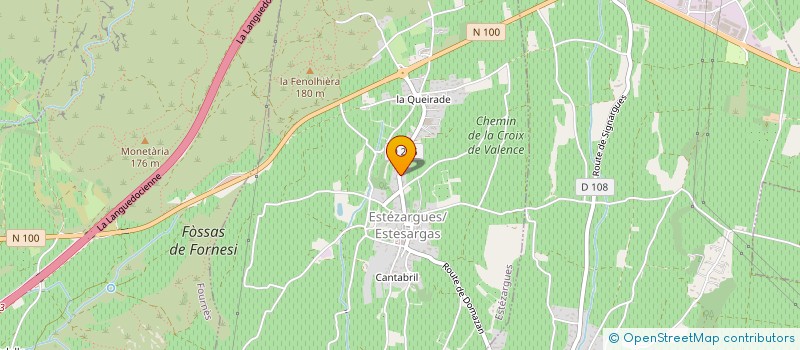 localisation de l'entreprise SCI PASTEUR  ESTEZARGUES