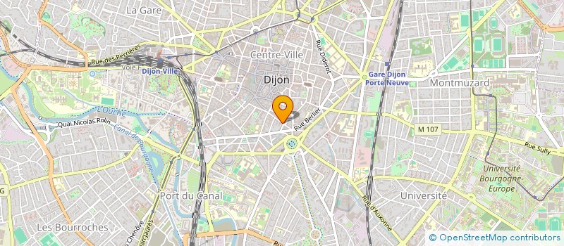 localisation de l'entreprise SCI PASTEUR à DIJON