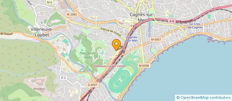 localisation de l'entreprise SCI PASTEUR à CAGNES-SUR-MER