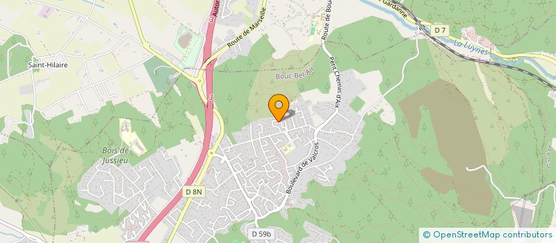 localisation de l'entreprise SCI PASTEUR à BOUC-BEL-AIR