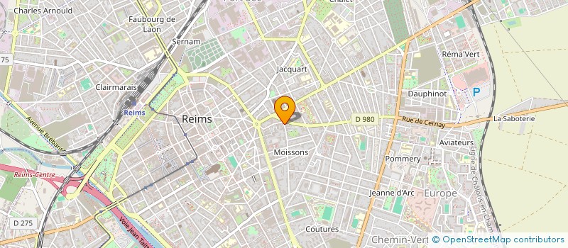 localisation de l'entreprise SCI PASTEUR  REIMS