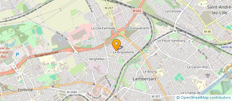 localisation de l'entreprise SCI PASTEUR à LAMBERSART