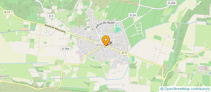 localisation de l'entreprise SCI PASTEUR  MOURIES