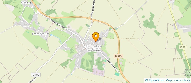 localisation de l'entreprise SCI PASTEUR  CORMEILLES-EN-VEXIN