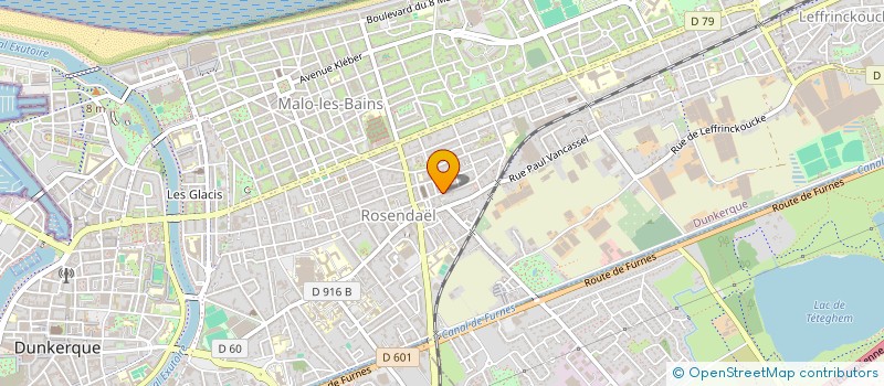 localisation de l'entreprise SCI PASTEUR à DUNKERQUE