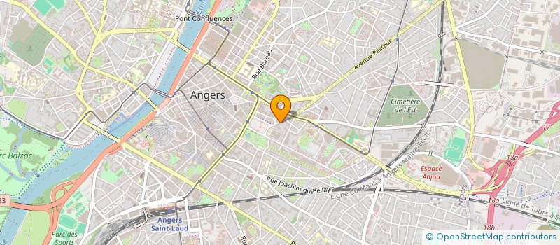 localisation de l'entreprise SCI PASTEUR 6 à ANGERS