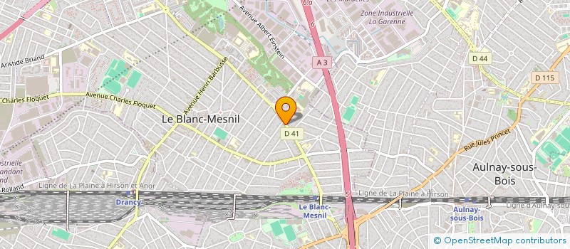localisation de l'entreprise SCI PASTEUR à LE BLANC-MESNIL