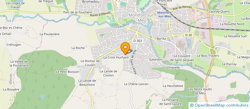 localisation de l'entreprise SCI PASTEUR  MONTFORT-SUR-MEU