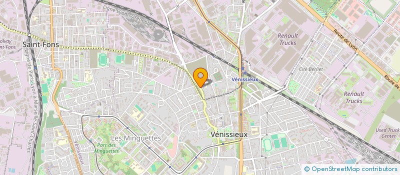 localisation de l'entreprise SCI PASTEUR  VENISSIEUX