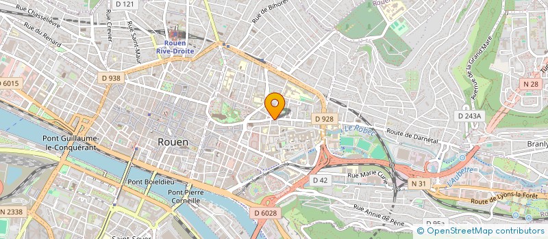 localisation de l'entreprise SCI PASTEUR à ROUEN