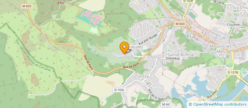 localisation de l'entreprise SCI PASTEUR  ROZERIEULLES