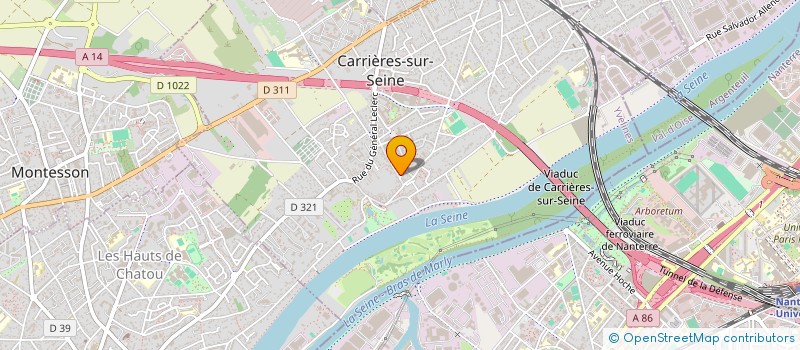 localisation de l'entreprise SCI PASTEUR  CARRIERES-SUR-SEINE