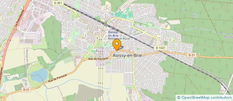 localisation de l'entreprise SCI PASTEUR  ROISSY-EN-BRIE