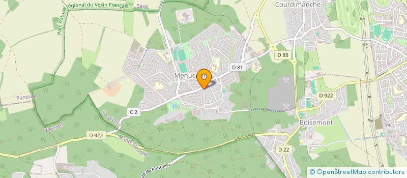 localisation de l'entreprise SCI PASTEUR  MENUCOURT